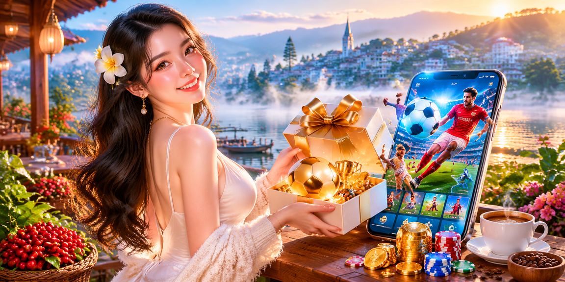 Người dùng xem kèo bóng đá và đặt cược trực tuyến tại quán cà phê Đà Lạt
